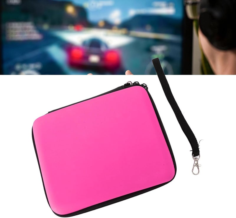 Ashata Game Card Case for 2DS Console Game Card and Other Accessories, Game Card Case Hard Shell Carrying Case Pouch for 2DS with 8 Game Card Holders (Pink) - Image 5